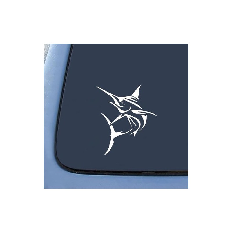 Marlin Fish Swordfish Sticker Decal Funny Sticker for Car Truck