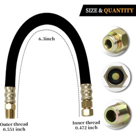 HON1012 12 mm Drain Oil Changing Hose Compatible With Hon-da GX240 GX390 GC160 GX270 GX340 GX360