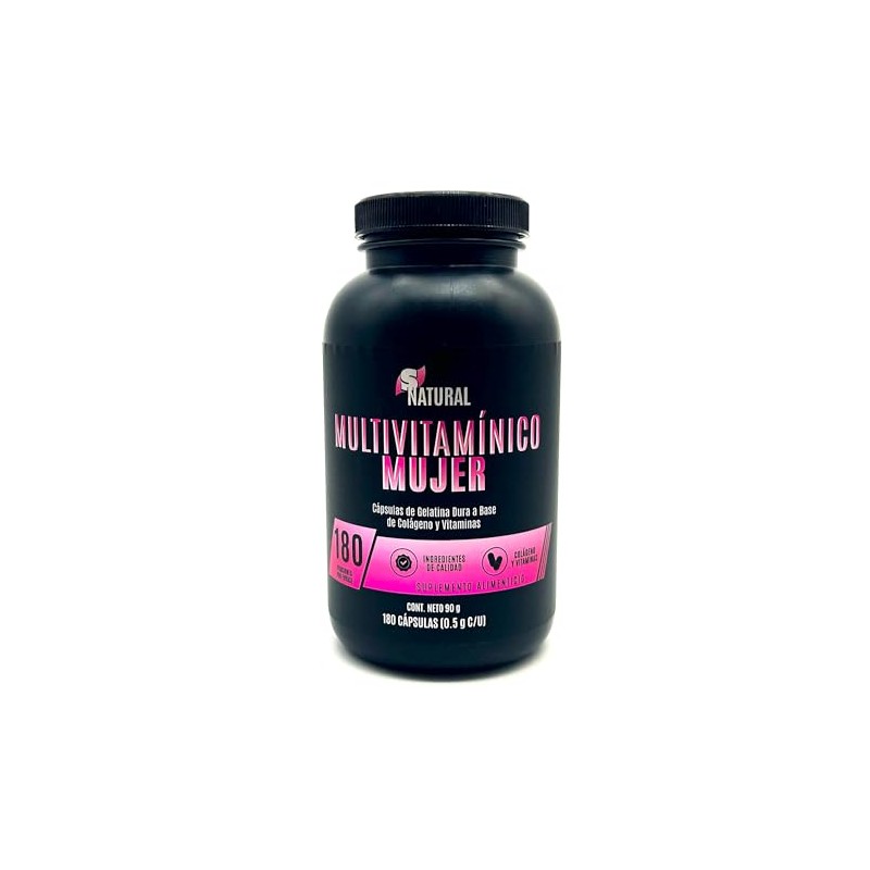 Multivitaminico Mujer 180 Capsulas Snatural