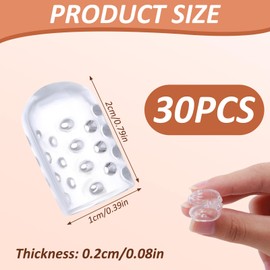 50 PCS Silicone Anti-Friction Toe Protector, Soft Gel Toe Protectors Breathable Toe Covers for Men Women, Gel Toe Protectors Toe Sleeves for Ingrown Toenails, Blisters, Calluses, and Corns Protection