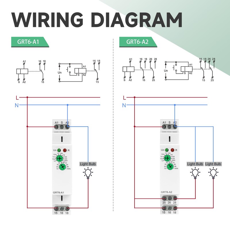 Delay On 10A Timer Relay, 24V Time Relay GRT6 A1