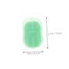 WHAMVOX 10 Boxes Portable Hand Soap Sheets Mini Disposable Scented