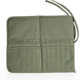 Space Fire Peg Case, Peg Storage Case, Made of Canvas, Ellise, 11.8 inches (30 cm), Compatible with Forged Pegs (Olive)