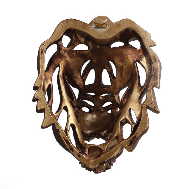 Lion Head Art Wall Decor Resin Vivid Lion Head Wall