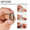 Titan EDC Carabiner Key Ring, Split Key Ring, Quick Release