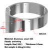 32ft x 2-3/8"(60mm) Width Tension Tie Strapping,27 Gauge Stainless Steel