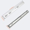 Probrico 1 Pair 18 Inch Rear/Side Mount Drawer Slides with
