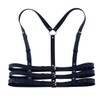 Women Rave Body Chest Harness Waist Belt Caged Bra Festival