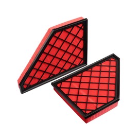 Forccord - Paquete de 2 filtros de aire para motor LQQ104 accesorios de repuesto para coche