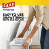 Glad ForceFlex Tall Kitchen Drawstring Trash Bags, 13 Gal, Gain