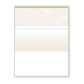 DocuGard Standard Gold Marble Top High Security Check Paper - QuickBooks & Laser/Inkjet Printer Compatible - 11 Security Features - 2500 Blank Business Checks (04505C)