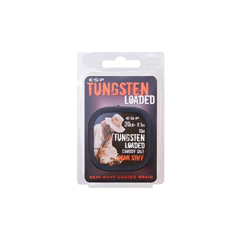 ESP Tungsten Loaded Hooklink (Semi Stiff/Choddy Silt/10m)