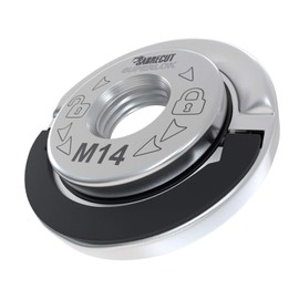 1 x SabreCut GRNSCB 45mm M14 Quick Change Heavy Duty Stainless Steel Angle Grinder Locking Retaining Flange Nut