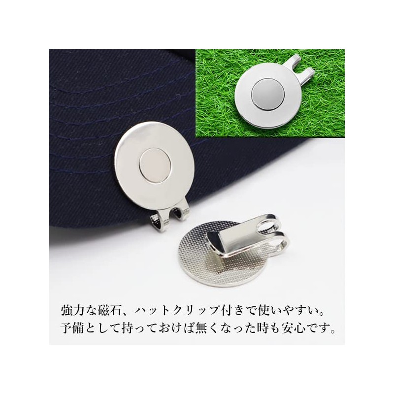 Golf Marker, Golf Marker, Magnetic Base, Hat Clip, Magnet, Simple,