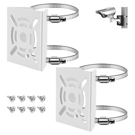 Mounting Hardware, Pole, Security Camera Bracket, Stand, Housing, No Drilling, Cylindrical Columns, Ready to Use, Full Set, Surveillance Camera Stand, Dummy Camera Stand, For Vacant Nests, Outdoors