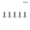 sourcing map Square Head Bolt, 5pcs M10x30mm Fully Thread 304