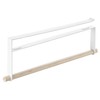 Yamazaki Zaki Paper Towel Roll Holder, Steel, White