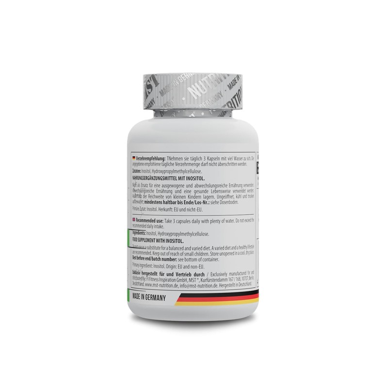 MST Myo-Inositol 90 Capsules - High Dose with 1000 mg