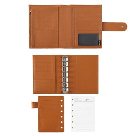 Moterm Pocket Versa - Combination of Pocket Size Binder Planner and Wallet (Pebble Burnt Orange, 19 mm Ring)