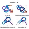 CdyBox 35KN Figure 8 Descender Belay Device Rock Mountain Climbing