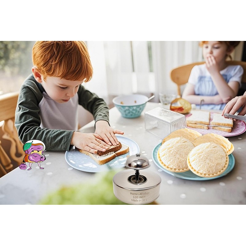 Sandwich Cutters and Sealer for Kids - Crustless Sandwich Maker