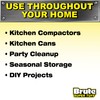 Brute Super Tuff Heavy Duty Kitchen Compactor Bags, Twist Tie