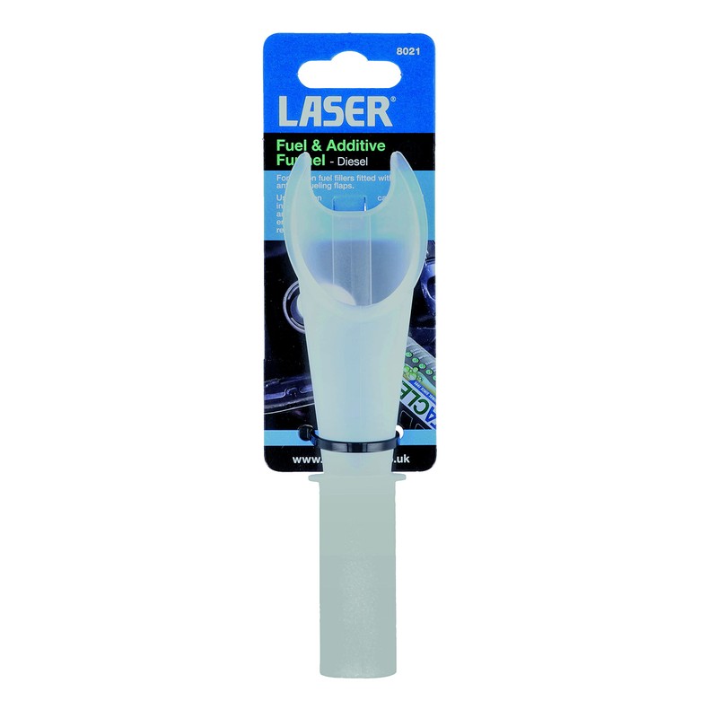 Laser 8021 Fuel & Additive Funnel - Diesel, Grey|Silver