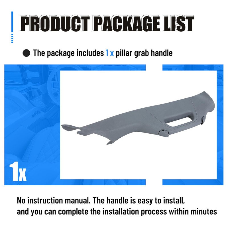 A Pillar Grab Handle Interior Trim Right Passenger Side Compatible