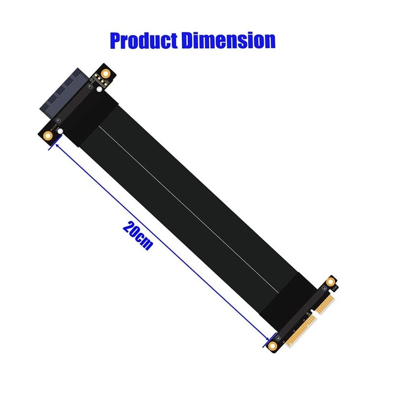 Micro SATA Cables High Speed Shielded PCI-E Express X4 Riser