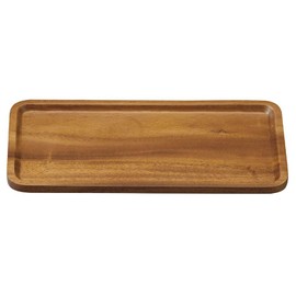 Alphax 908272 Tray, Wood Grain 8.3 x 3.9 x 0.4 inches (21 x 10 x 1.1 cm), Small
