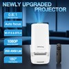 Mini Projector with WiFi and Bluetooth 5.4 - Auto Focus/Keystone,