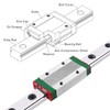 CNCMANS MGN12H 250 mm Miniature Linear Rail Guide MGN12 250