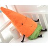 Tikwisdom Pre-Kindergarten Toys soft toys lumbar pillow,Carrot, stuffed toys Orange