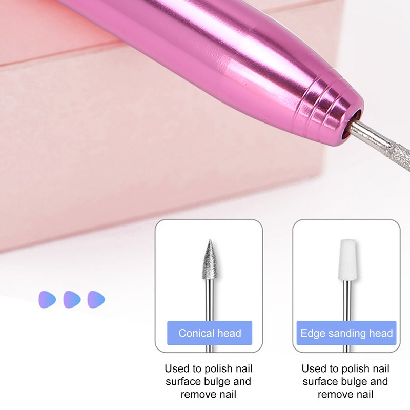 Nail Drill Pen Aluminium Alloy Nail Grinding Machine Electric Polishing