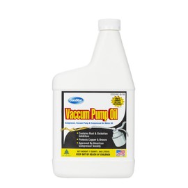ComStar Vacuum Pump Oil, Universal Mineral-Based Oil, SAE 20 Weight, For Compressors, Vacuum Pumps, Compressed Air Motors, Anti-Wear Formula with Rust & Corrosion Inhibitors, 1 Quart (45-785)