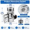 Faucet Splitter Adapter for Kitchen & Bathroom Sinks – Dual