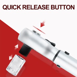 1/4 &3/8 &1/2-inch Drive Click Torque Wrench Set,7.3-81ft.lb,3.7-44ft.lb,15-162ft.lb,Dual-Direction Adjustable 72-Tooth Torque Wrench for Bike,Moto,Car Maintenance (3/8''-10-110Nm(7.4-81ft.lb))