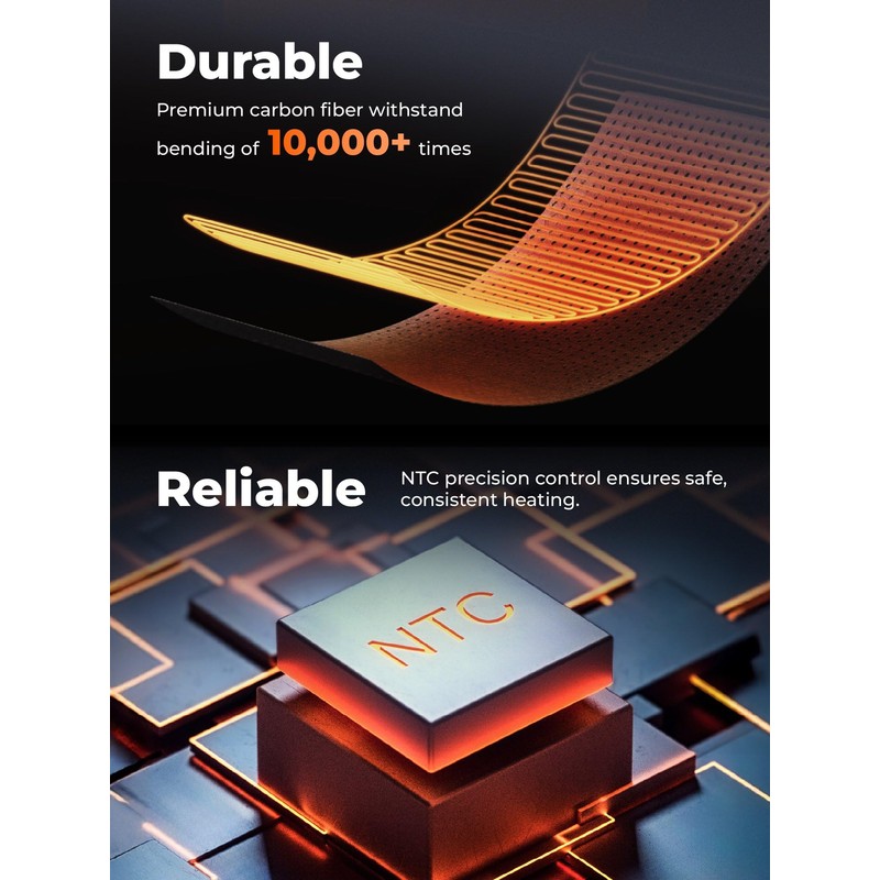 ORORO Men's Heated Softshell Vest with USB-C Rechargeable Battery, Soft