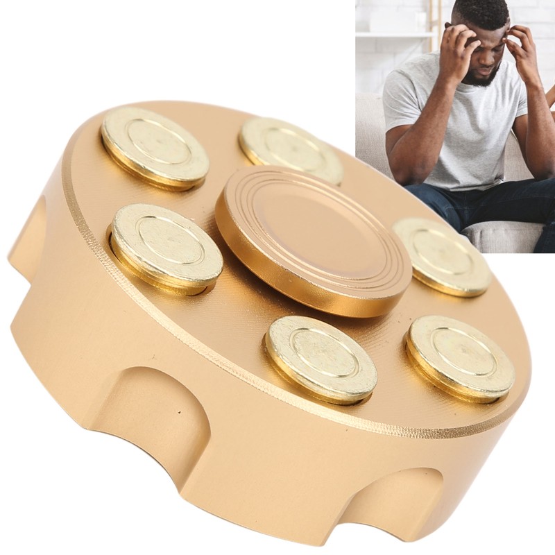Mini Spinner Pure Copper Detachable with Rotating Bullets Stress Relieving
