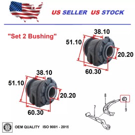 2MPLASTIC Control Arm Bushing Rear Position For Toyota Previa 1991-1997 AWD 48655-28010