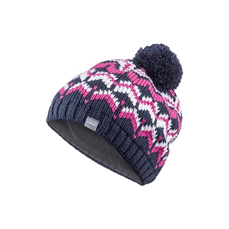 HEAD SKI Beanie Women - Dark Blue and Pink