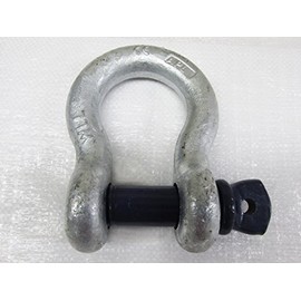Bow Shackle with Screw Pin 3.25 Ton (Lifting Towing Galvanised Steel 3250KG)