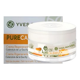 Crema Facial Regeneradora Día Noche Pure Caléndula Yves Todo Tipo Piel