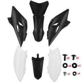 CLEO Plastic Fairing Body Parts Fender Kits Replace For TTR50 TTR50E 2006-2016 Pit Dirt Bike (Black)