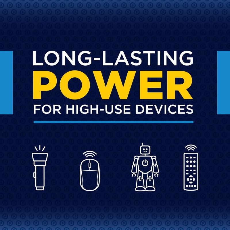 Rayovac AA Batteries, Double A Battery Alkaline, 60 Count