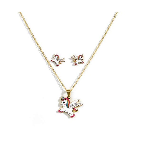 Spa Pure Unicorn Bath Bomb: for Girls with Necklace &