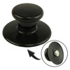 SPARES2GO Glass Lid Knob & Safety Skirt compatible with Morphy