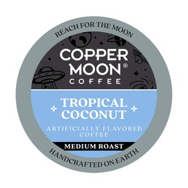 Copper Moon Single Serve Coffee Pods Compatible with Keurig K-Cup Brewers, Tropical Coconut, 36 Ct. (292036)