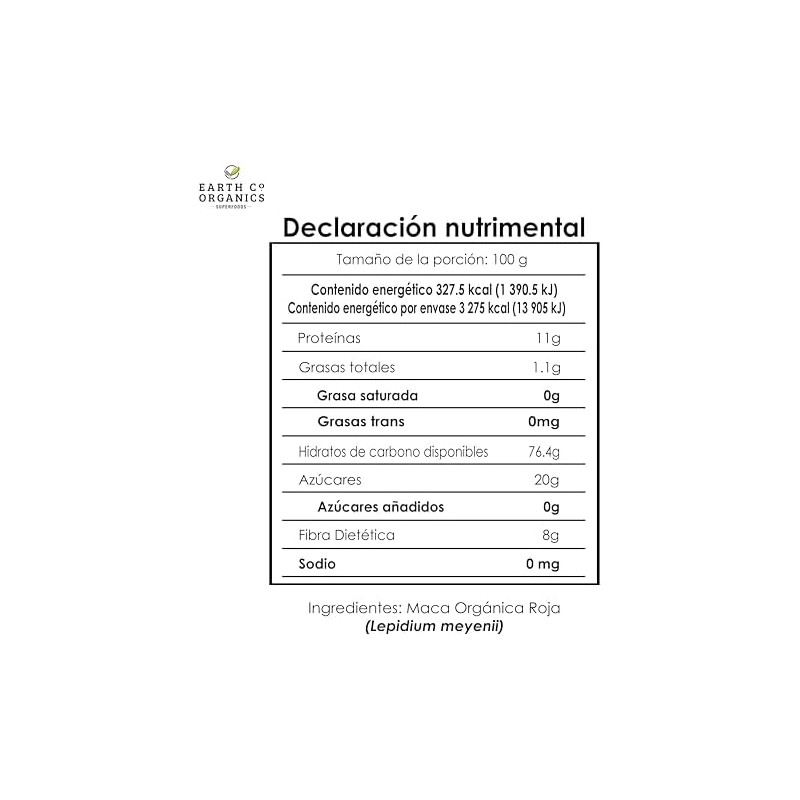 Maca Peruana 100 Natural Maca Roja en Polvo Alta Calidad