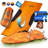 ACTIVE SPARK Summer Sleeping Bag - Orange / Black